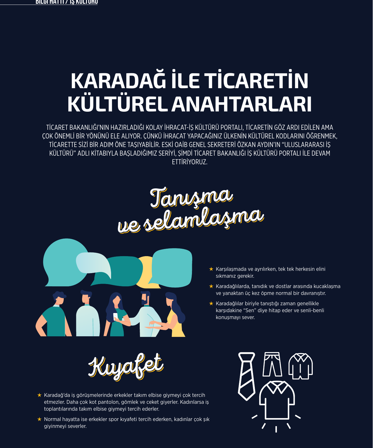Karadağ ile ticaretin kültürel anahtarları — tanışma, selamlaşma ve kıyafet