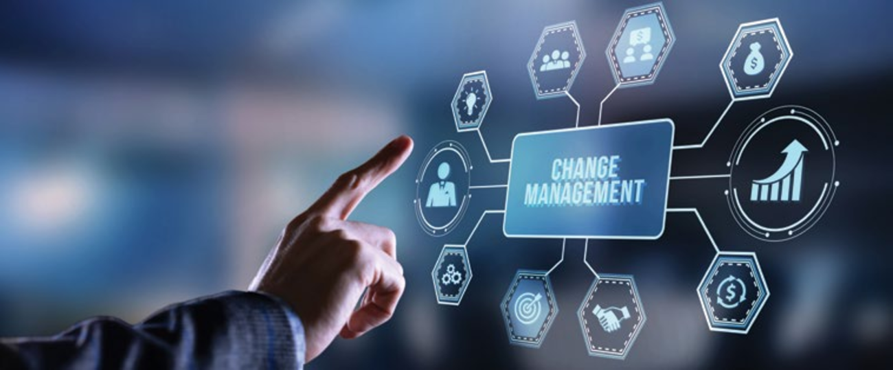 Değişim Yönetimi - Change Management dijital illüstrasyon