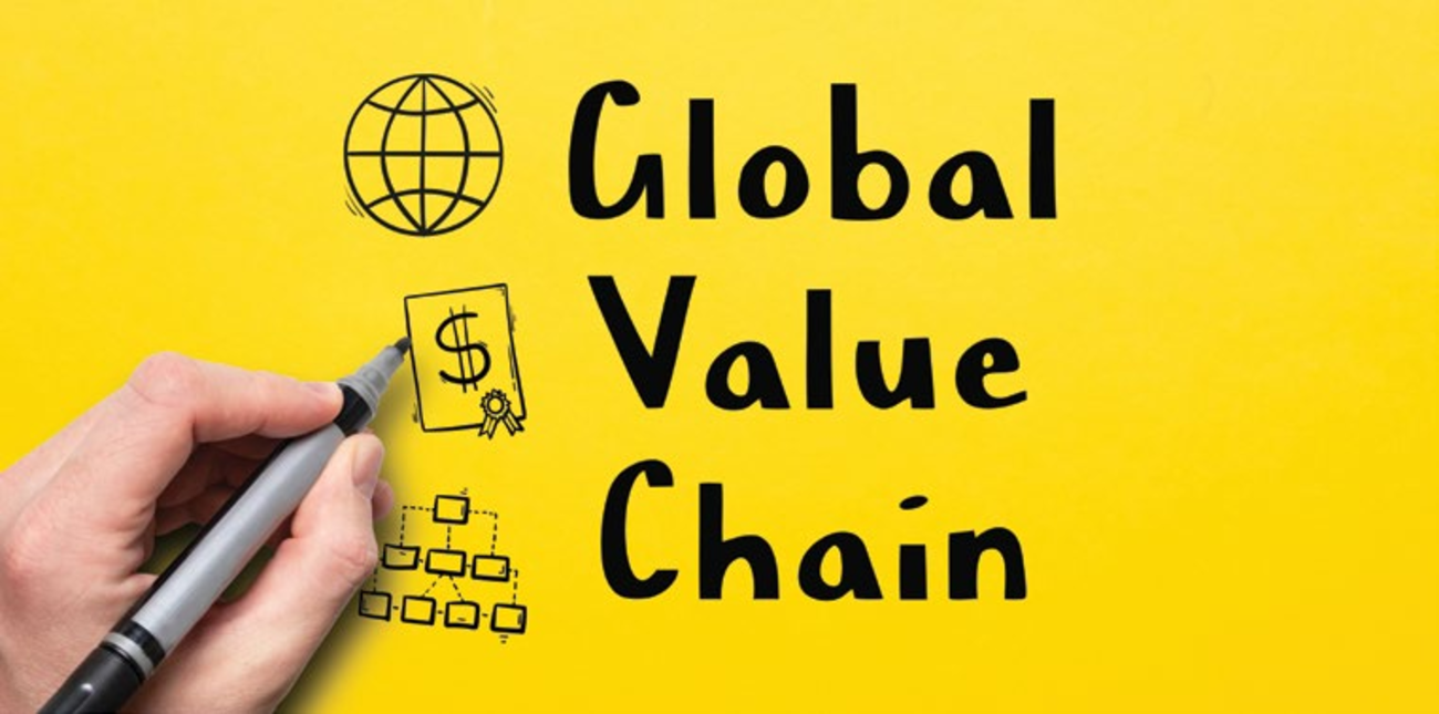 Global Value Chain - Küresel Değer Zinciri illüstrasyonu