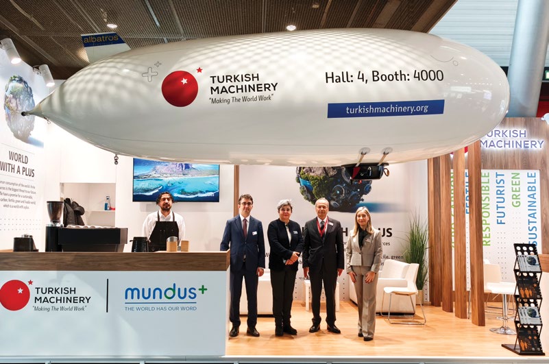 Turkish Machinery fuar standı ve markalı zeplin, Hall: 4 Booth: 4000