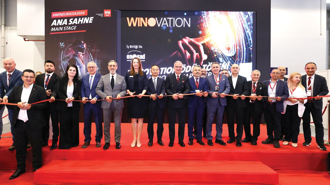 WIN EURASIA 2026 açılışı, Ana Sahne önünde kurdele kesim töreni ve protokol