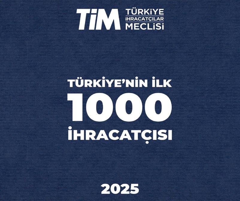 TİM Türkiye'nin İlk 1000 İhracatçısı 2025 araştırması kapak görseli
