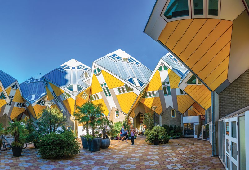 Rotterdam - küp evler (Kubuswoningen)